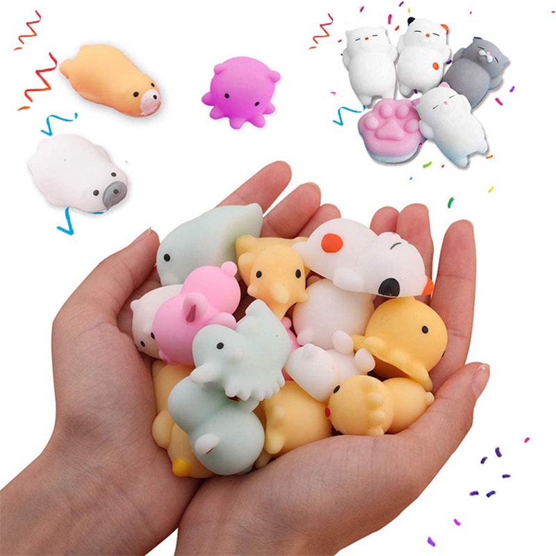 Đồ chơi squishy ZHAN QI TOYS giải tỏa căng thẳng thiết kế hình động vật dễ thương