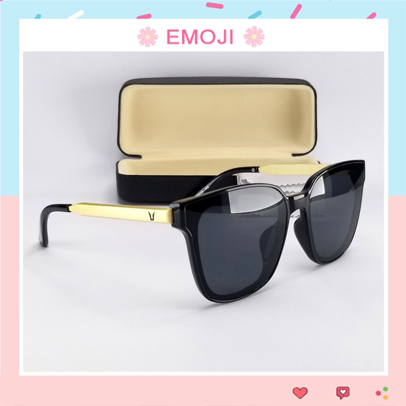 Kính Mát Nam Nữ Chữ V Thời Trang Chống Tia Uv Phong Cách Hàn Quốc Giá Rẻ Đẹp Emoji 005