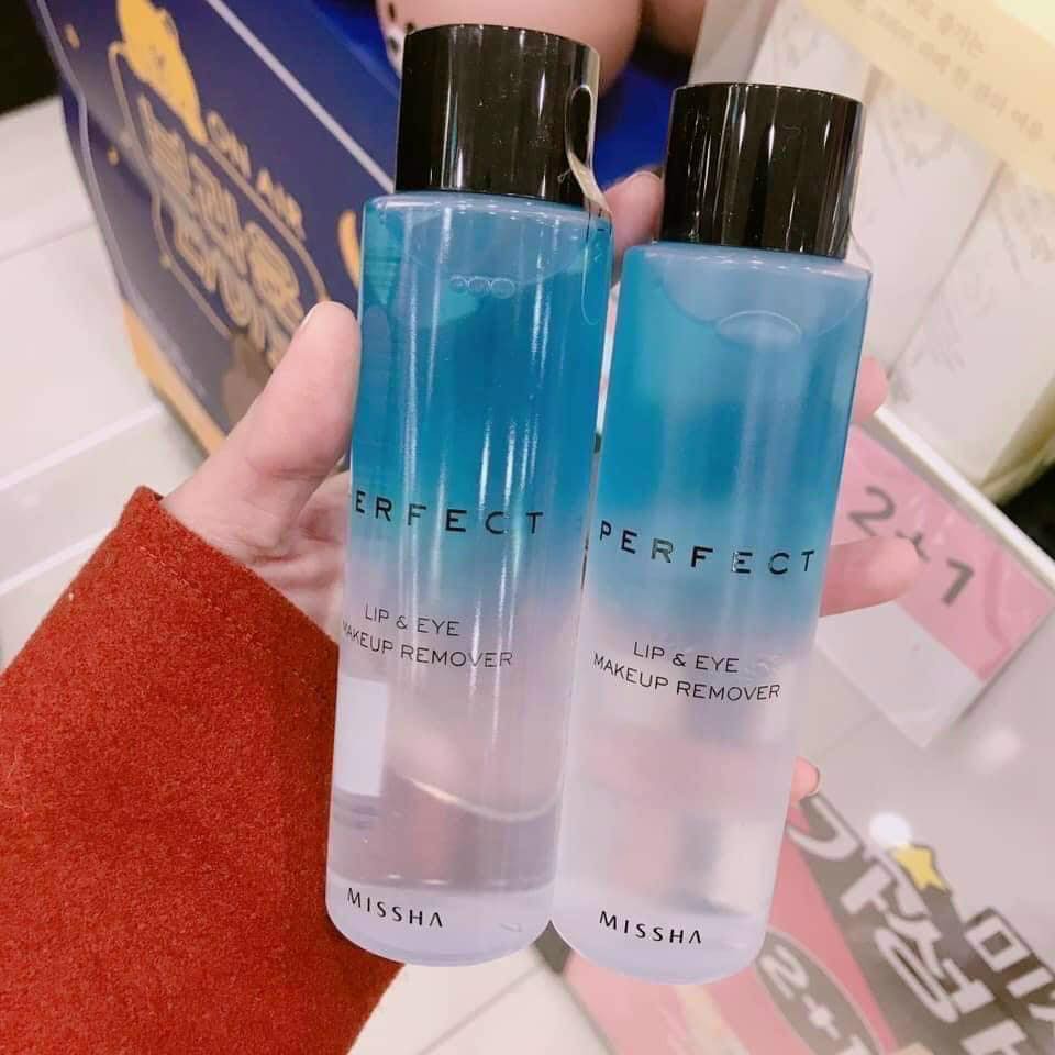 TẨY TRANG MẮT MÔI MISSHA PERFECT LIP & EYE MAKEUP REMOVER