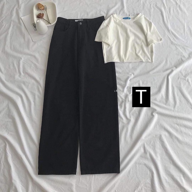 Sét quần culottes +áo crt body T.TK737