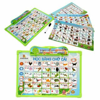 Bảng chữ cái điện tử thông minh 6 trong 1 cho bé