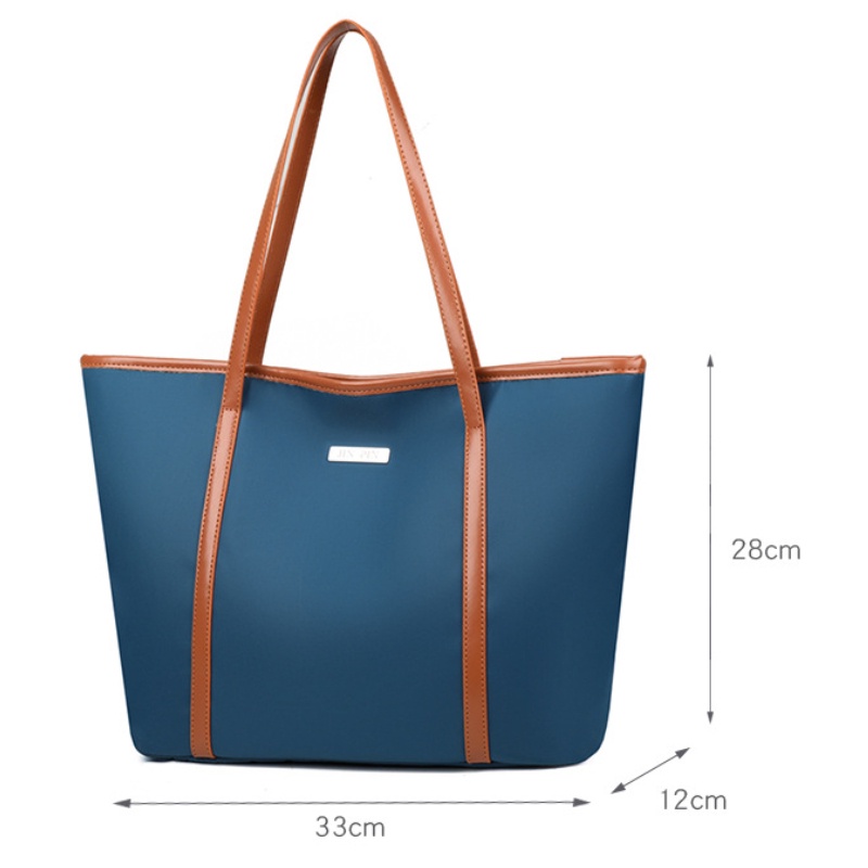 M97-túi tote nữ Phong cách Hàn Quốc phổ biến thời trang đơn giản  của phụ có dung tích lớn màu rắn Oxford vải công sở túi xách đi làm Phù hợp với máy tính xách tay 14 inch