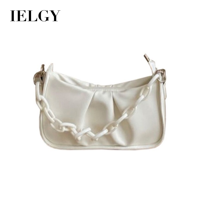Túi đeo vai IELGY chuỗi dây acrylic thiết kế đám mây phong cách Hàn Quốc thời trang