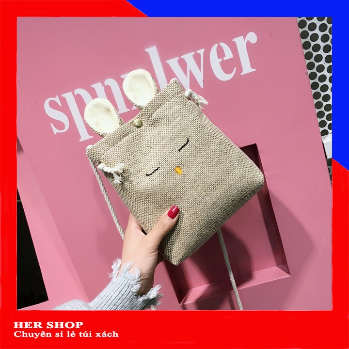 Túi tote vải đeo chéo canvas bag giá rẻ đẹp đi học ULZZANG TX171