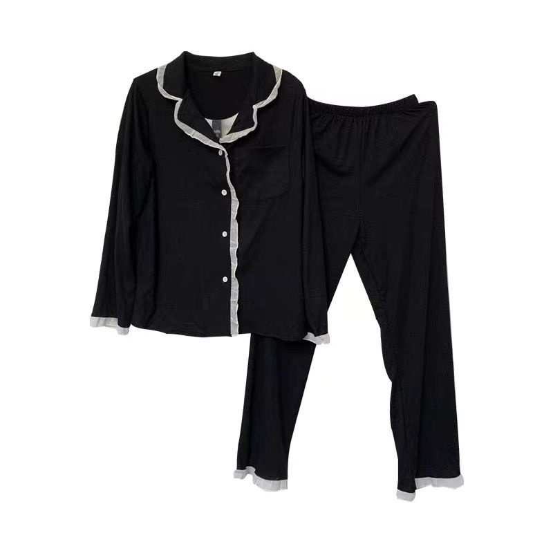 Bộ Ngủ Hè Phối Ren 2 Màu Ulzzang N92