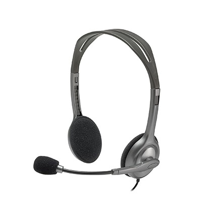 💡 Tai nghe On-ear Logitech H111 (Bạc) - Bảo hành chính hãng 24 tháng