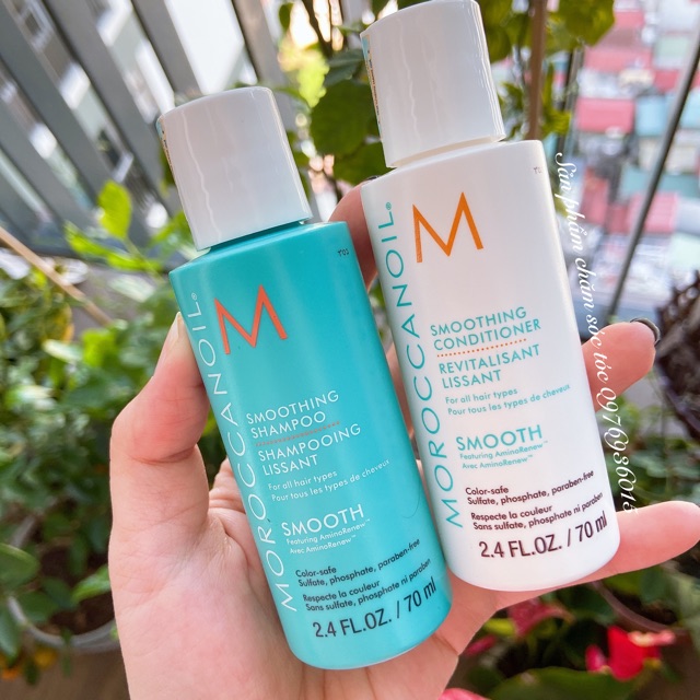 Gội xả Moroccanoil mini 70ml