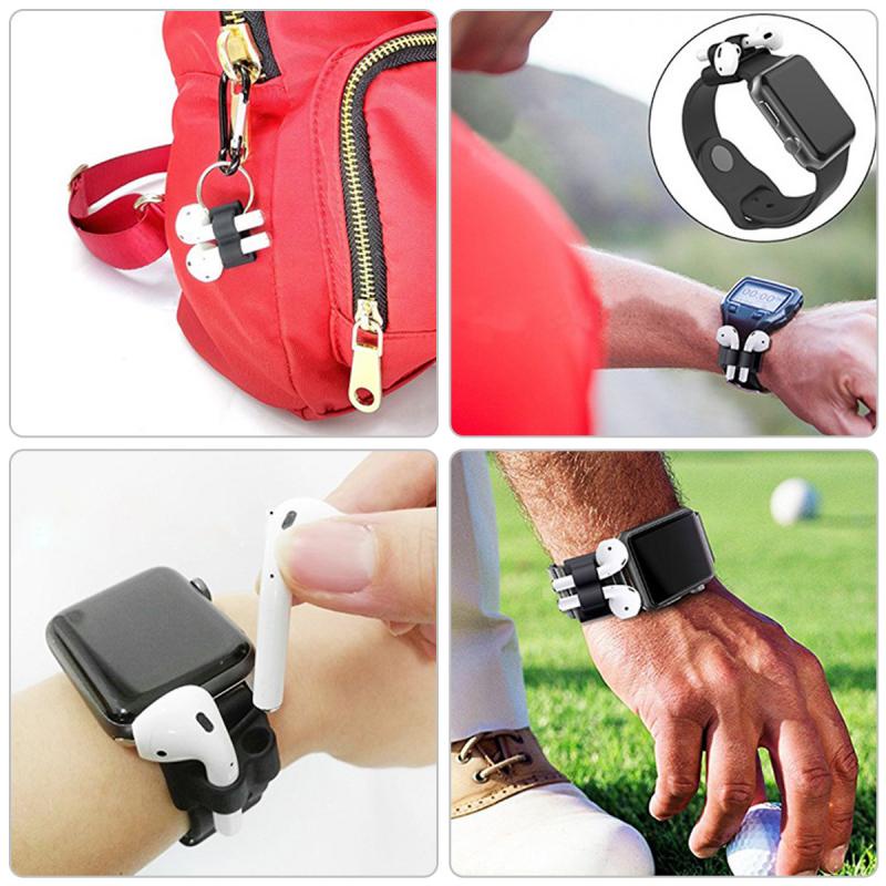 Giá Đỡ Tai nghe không dây Bằng Silicon Chống Thất Lạc HdoorLink Dạng Kẹp Chữ A