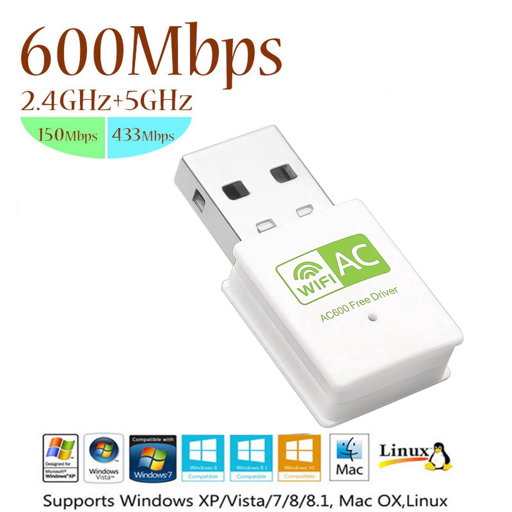 USB thu sóng wifi tốc độ 600Mbps 802.11n / g / b | BigBuy360 - bigbuy360.vn