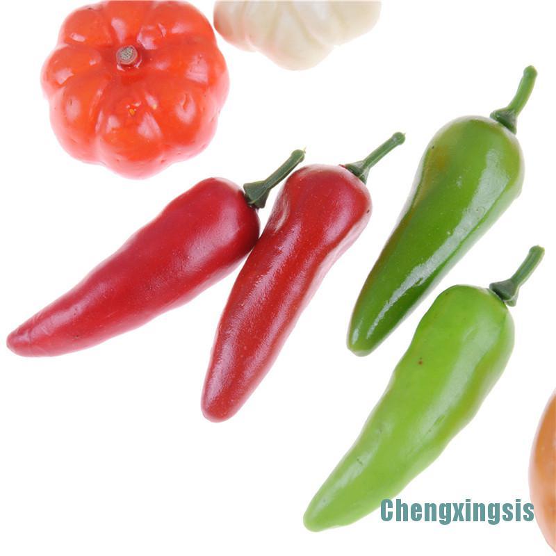 Bộ 10 Rau Củ Mini Dùng Trang Trí Nhà Cửa