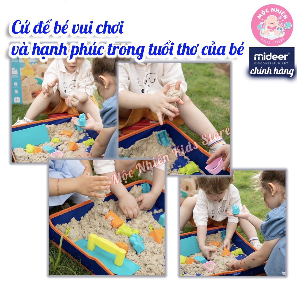 Đồ Chơi Cát Động Lực Ma Thuật Mideer Magic Sand Play Set Dành Cho Bé 3 Tuổi, Đồ Chơi Cảm Giác Cho Bé
