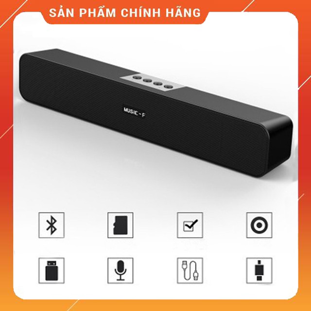 Loa Thanh soundbar 2.2 Bluetooth Mucsic-F E91 10W - loa vi tính bass mạnh, âm thanh siêu trầm sống động