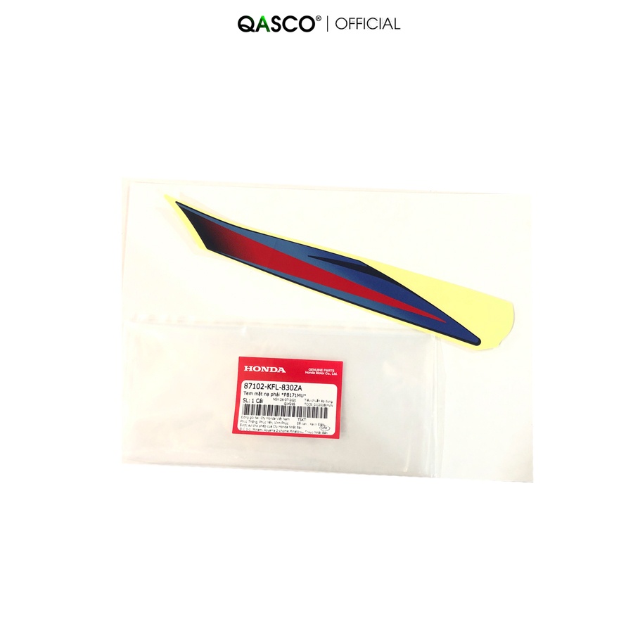 Tem mặt nạ phải HONDA Future 1 (màu PB171MU)  QA(87102KFL830ZA)