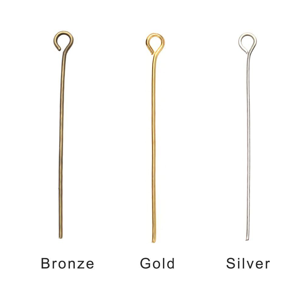 Bộ 200 Kim Xỏ Hạt Làm Bông Tai DIY Tiện Dụng