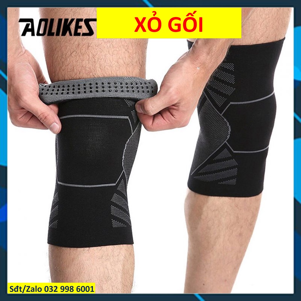 Sửa Xỏ gối Bó gối thể thao Băng gối thể thao Bảo vệ đầu gối chính hãng Aolikes 7710 7718 7723 7720 7721