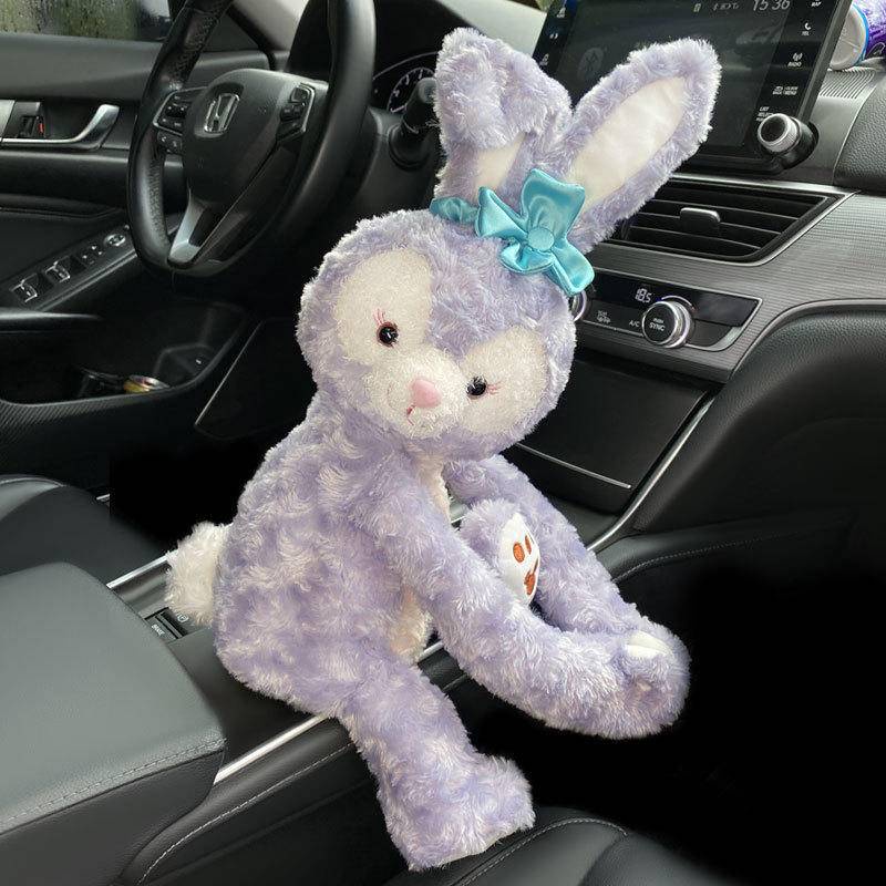 Hộp Đựng Khăn Giấy Hình Thỏ Stella Lou Dễ Thương Treo Xe Hơi