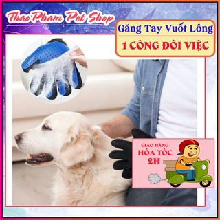 Găng tay lấy lông cho chó mèo