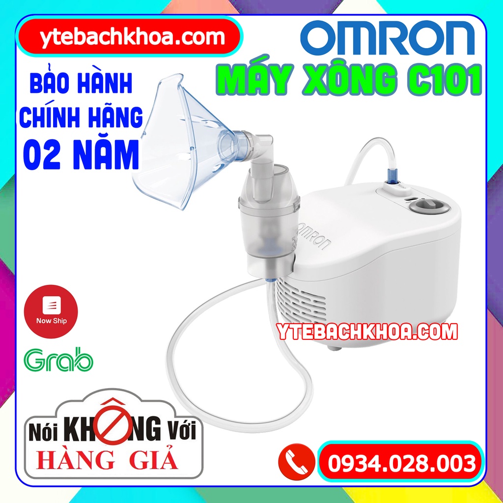 [CHÍNH HÃNG] MÁY XÔNG MŨI HỌNG OMRON C101 - BẢO HÀNH 02 NĂM