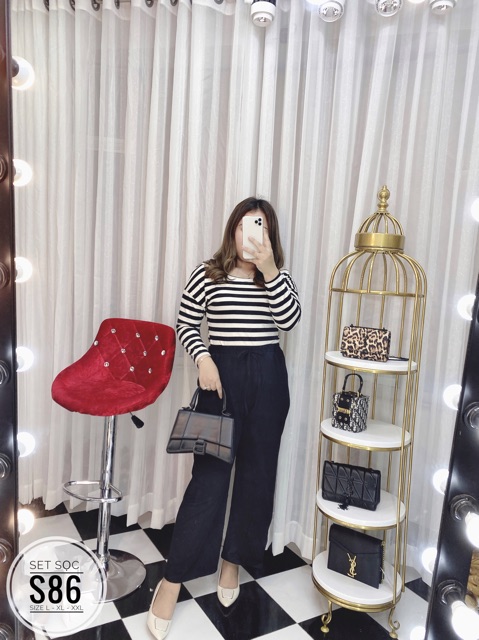 Bigsize Set sọc S86