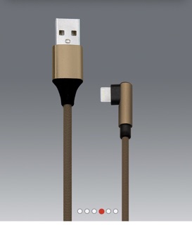 Cáp sạc đầu vuông chân iphone