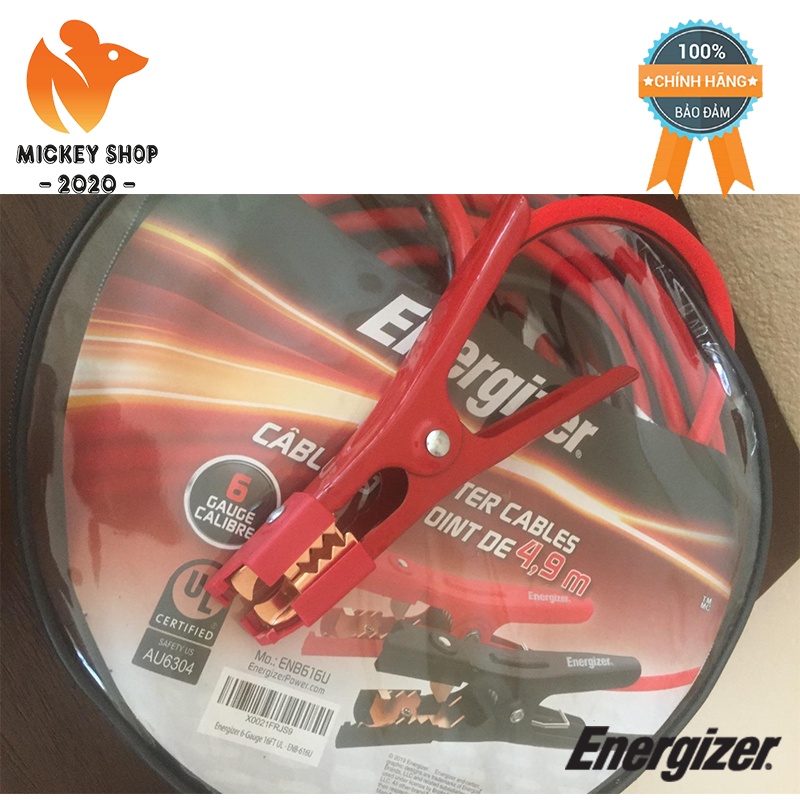Dây cáp câu bình ô tô Energizer ENB-420U - 6,1 MÉT