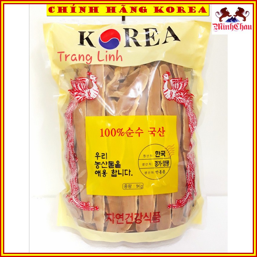 Nấm Linh Chi Thái Lát Hàn Quốc, Túi 1kg - Nấm Thái Lát Giúp Thải Độc Thanh Lọc Cơ Thể - minhchau
