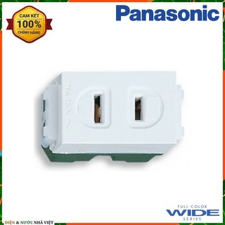 Ổ cắm đơn cho phích cắm dẹp panasonic wide weg1001sw 250vac 16a
