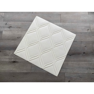 Xốp dán tường 3d tân cổ điển Xoắn sóng khổ lớn 70*77 cm cực đẹp, nhập khẩu cao cấp