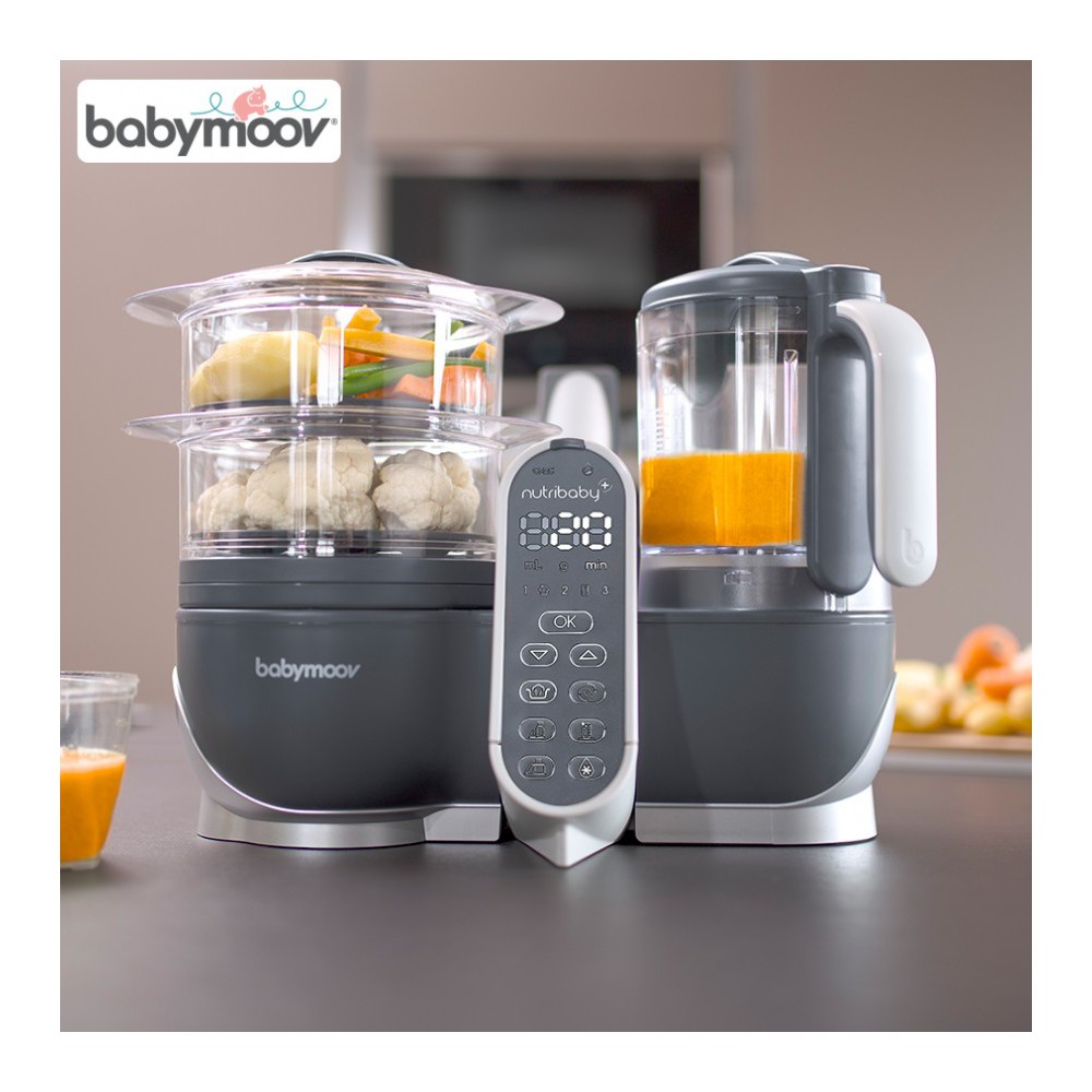 MÁY XAY HẤP ĐA NĂNG NUTRIBABY 5IN1 PLUS BABYMOOV