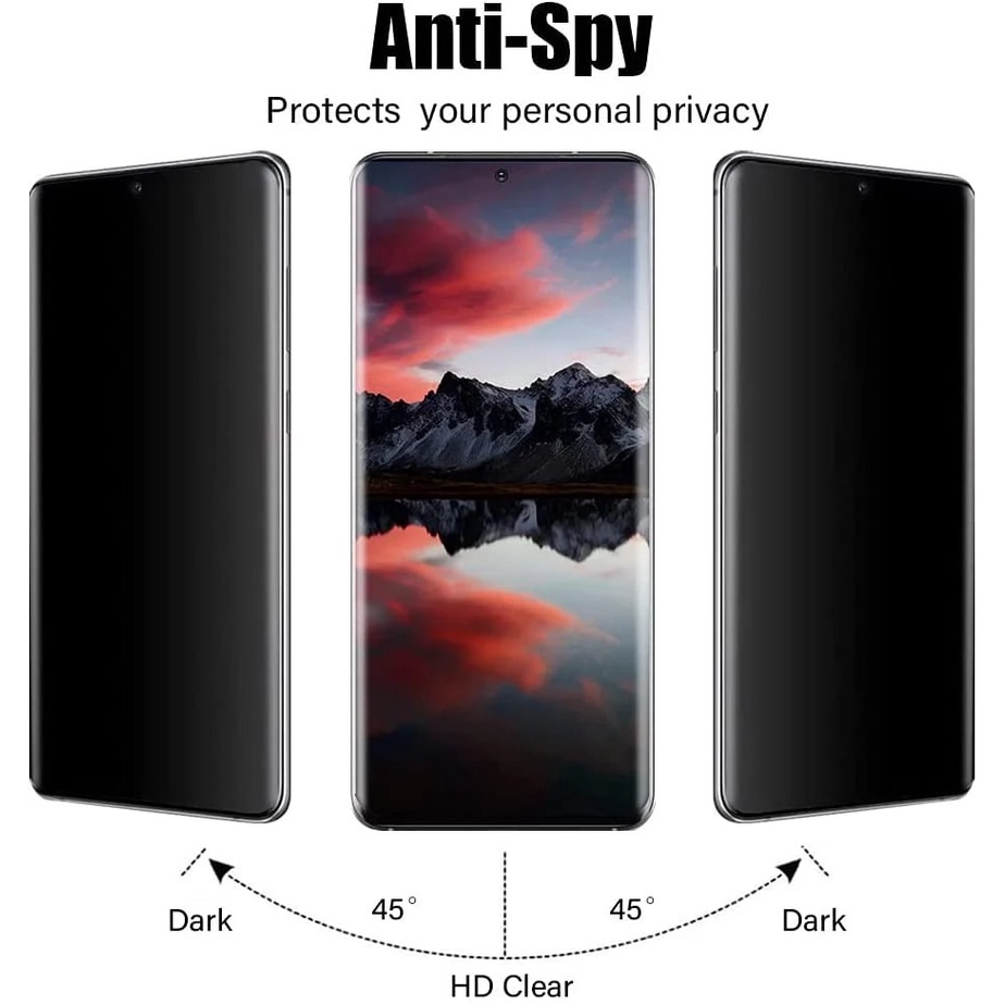 Miếng Dán Màn Hình PPF Hydro 2in1 Chống Nhìn Trộm + Nhám Chống Vân Samsung Galaxy Zflip3 / 4/ S22 S23 Ultra 5G S22+ S23+