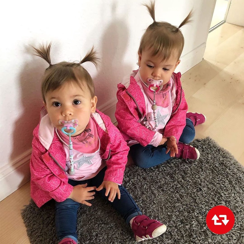 Bộ 2 ti giả NUK Happydays Silicone 0-6m, 6-18m