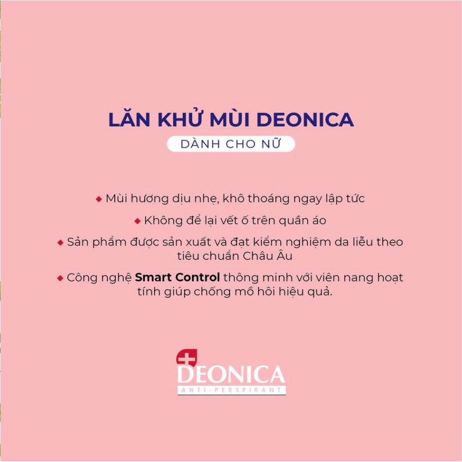 Lăn đánh tan mùi nữ Deonica technology SMART CONTROL Nga