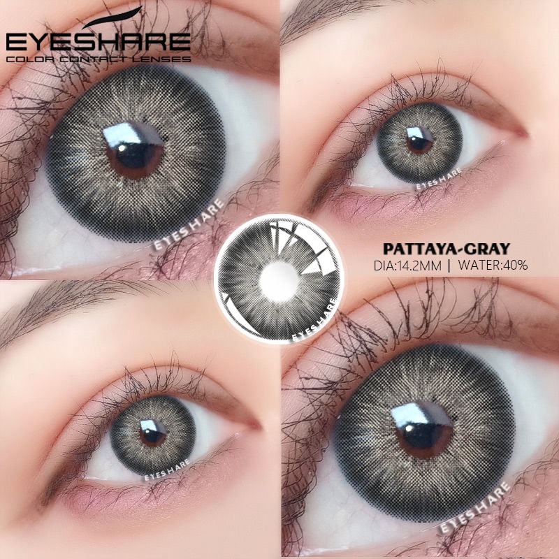 EYESHARE Set 2 Kính Áp Tròng Màu Sắc Tự Nhiên Cao Cấp