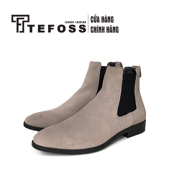 Giày chelsea boot da bò thật TEFOSS HT350 size 38-43