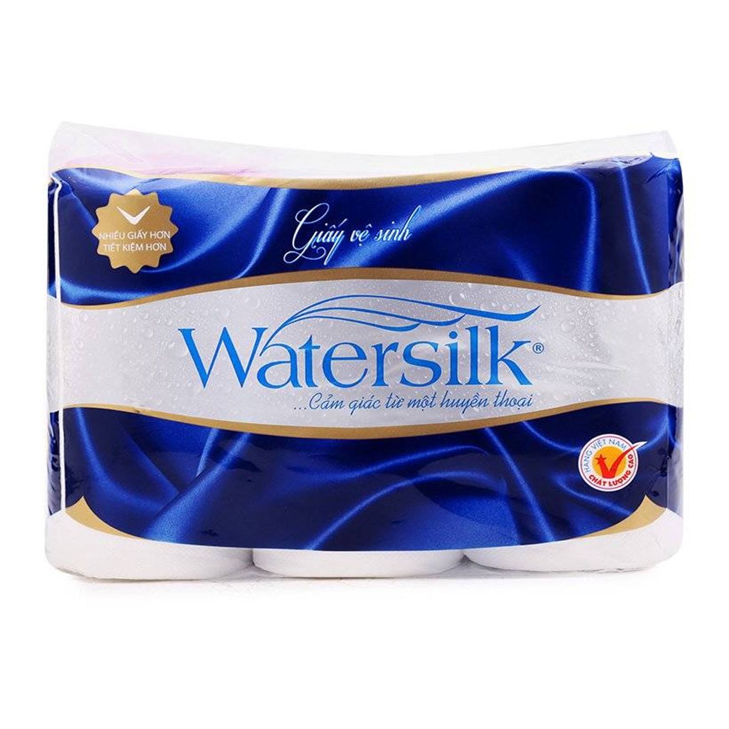 Giấy Vệ Sinh Watersilk Bịch 12 Cuộn