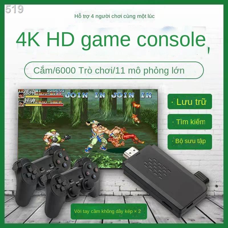【hàng mới】Trang chủ TV 4K HD nhỏ 10.000 kiểu máy chơi game điều khiển trò không dây Tay cầm đôi Arcade Classic Nostalgi