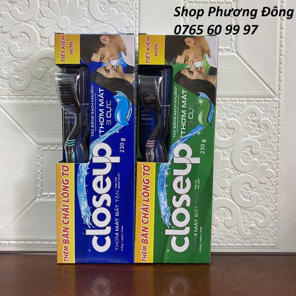 Kem Đánh Răng Close Up Pha Lê Tuyết - Hương Bạc Hà 230g