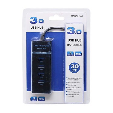 Bộ chia Usb Orico Hub 4 cổng 3.0  + CỔNG OTG ORICO H4019/ HUB 4 cổng USB 3.0 Loại Thường