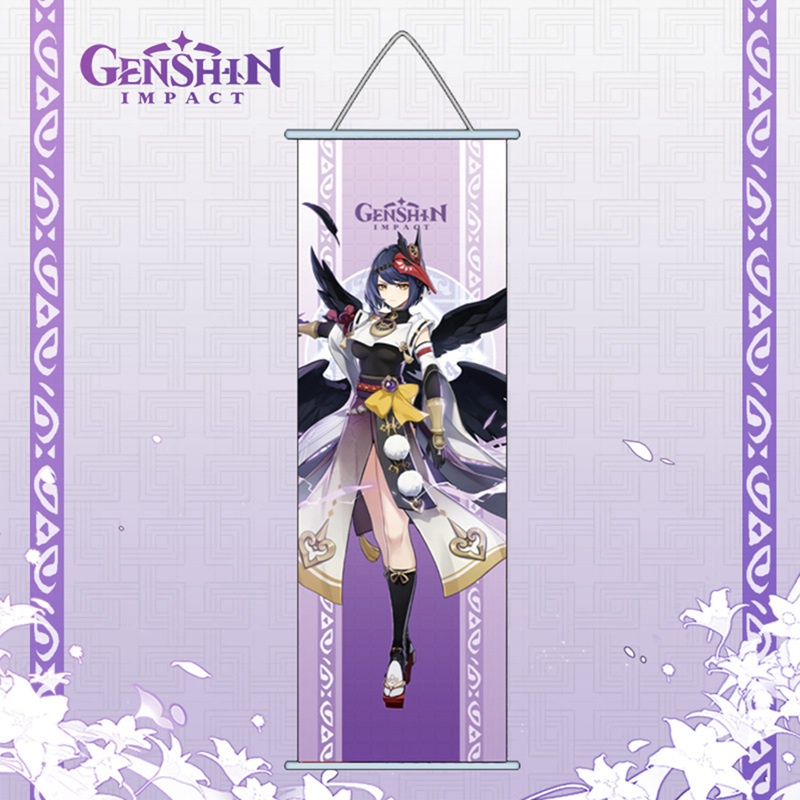 Tmdbyx Tranh Treo Poster Hoạt Hình Anime Nhật Bản Genshin