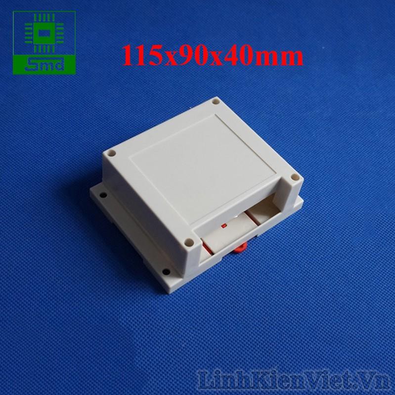 Hộp nhựa PLC 115x90x40mm 1 Đầu