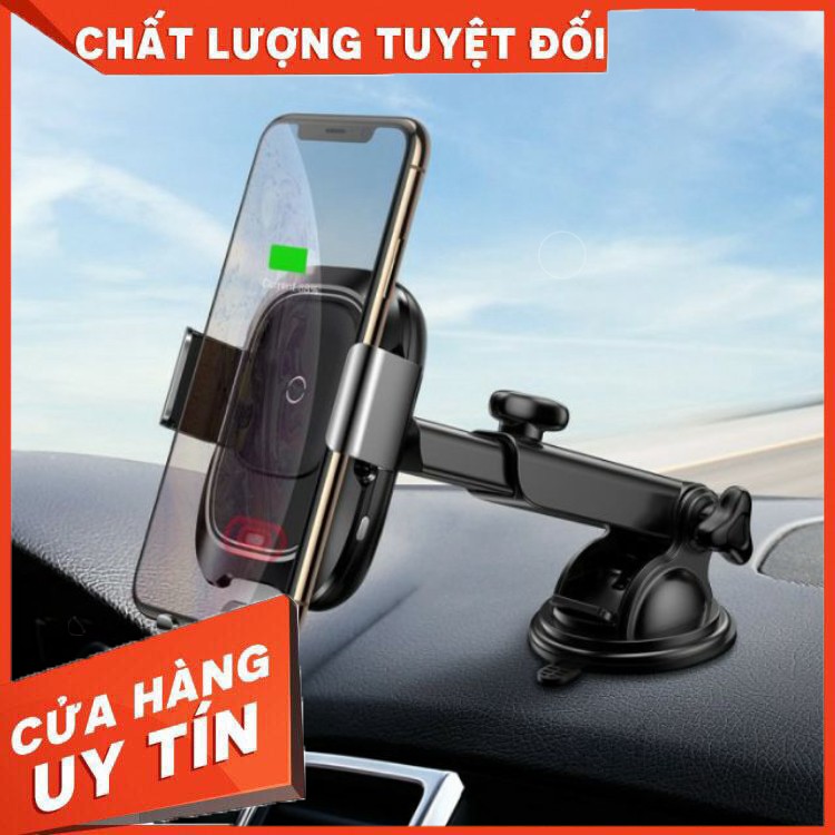 Giá Đỡ Điện Thoại Kiêm Sạc Không Dây Chính Hãng Baseus WXZN-B01