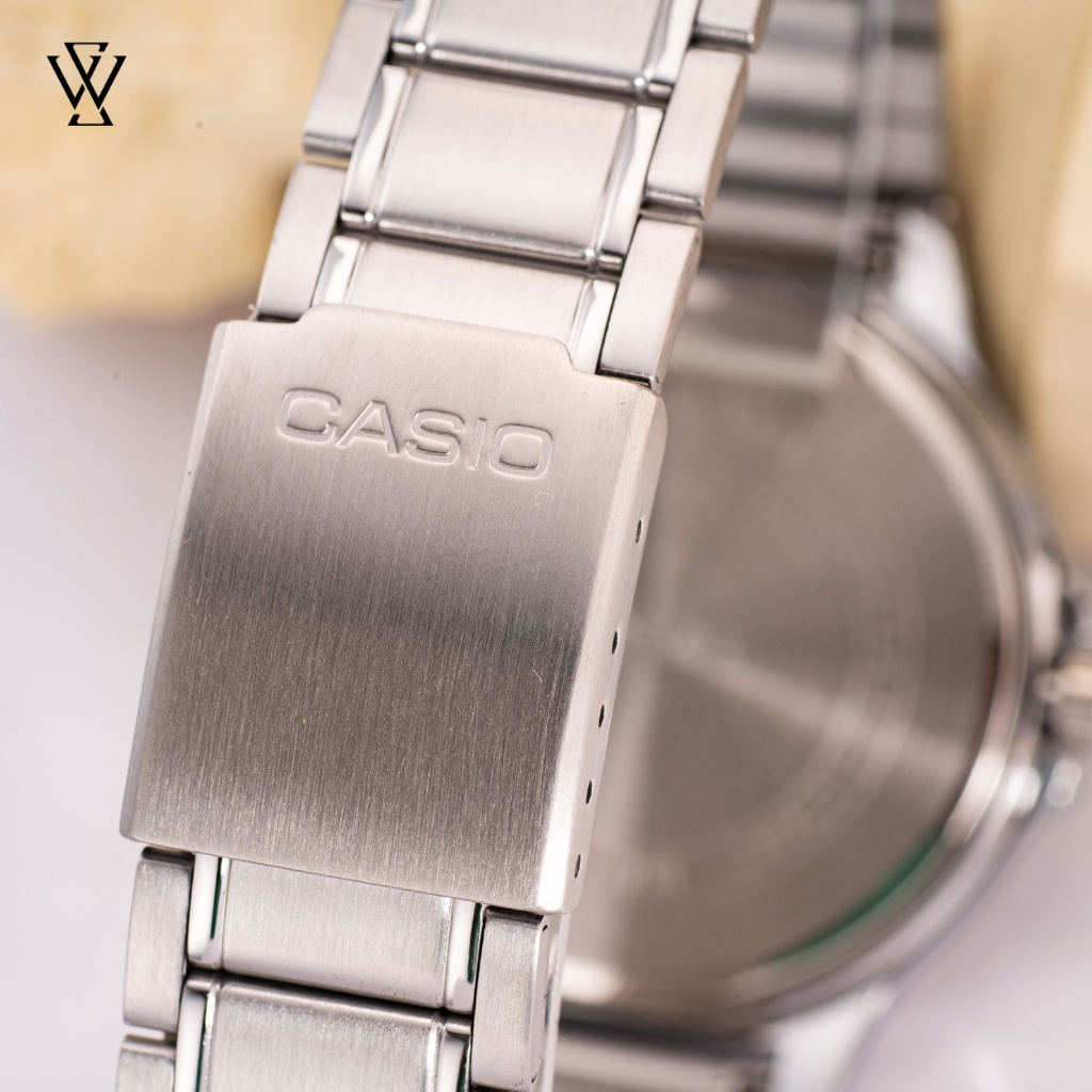 Đồng Hồ Quartz Nam Casio WATCHSTORE MTP-V300D-1AUDF Thiết Kế Mặt Kính Khoáng 41.5mm, Dây Kim Loại Và Vỏ Thép Không Gỉ