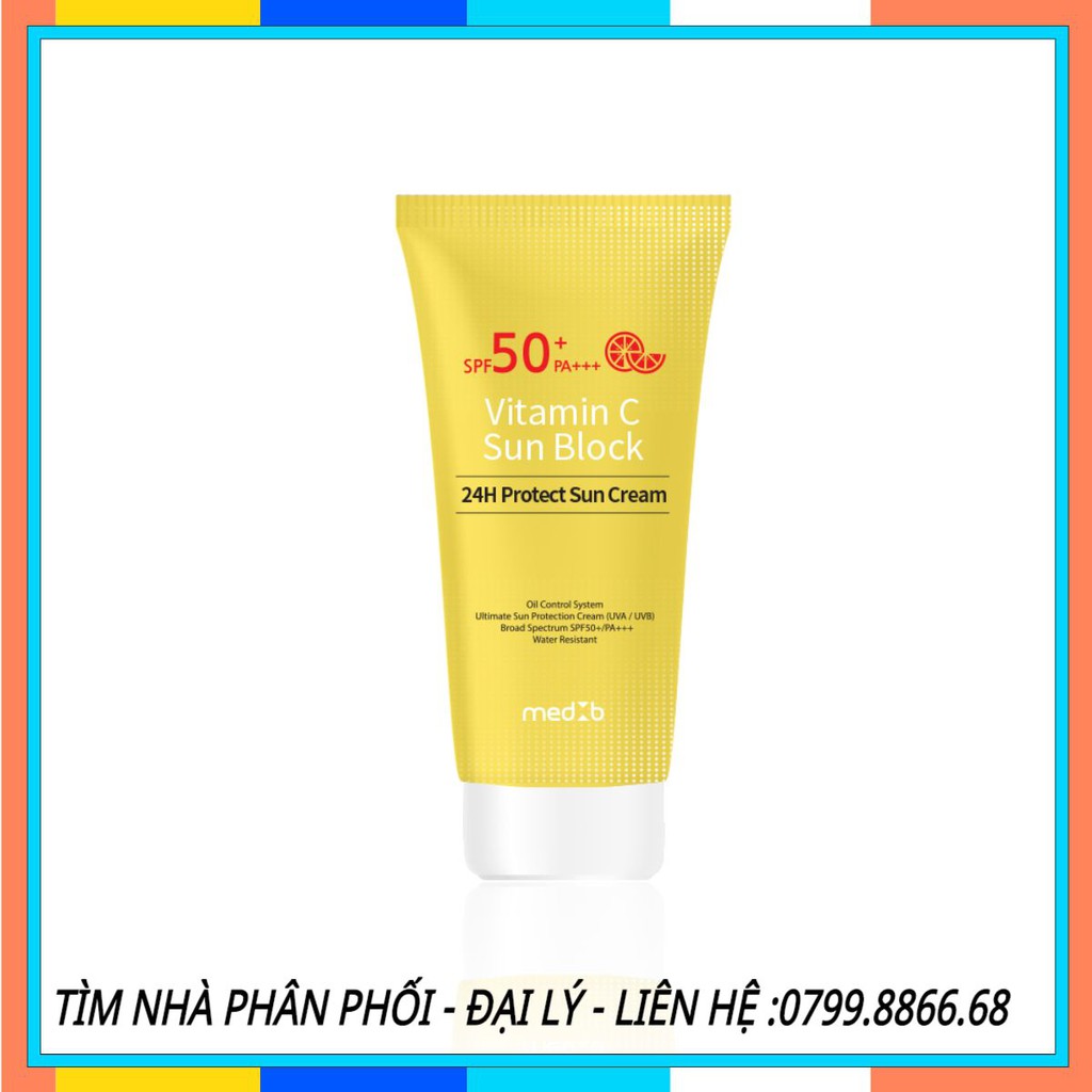 [Chính hãng] Kem chống nắng VITAMIN C 50 + AHA Med b