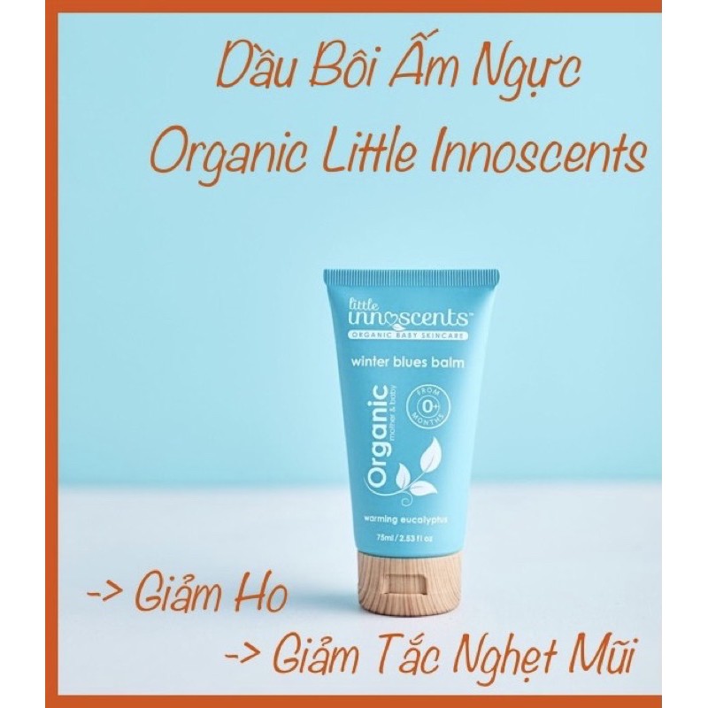 Dầu bôi ấm ngực hữu cơ Organic 75g - Úc