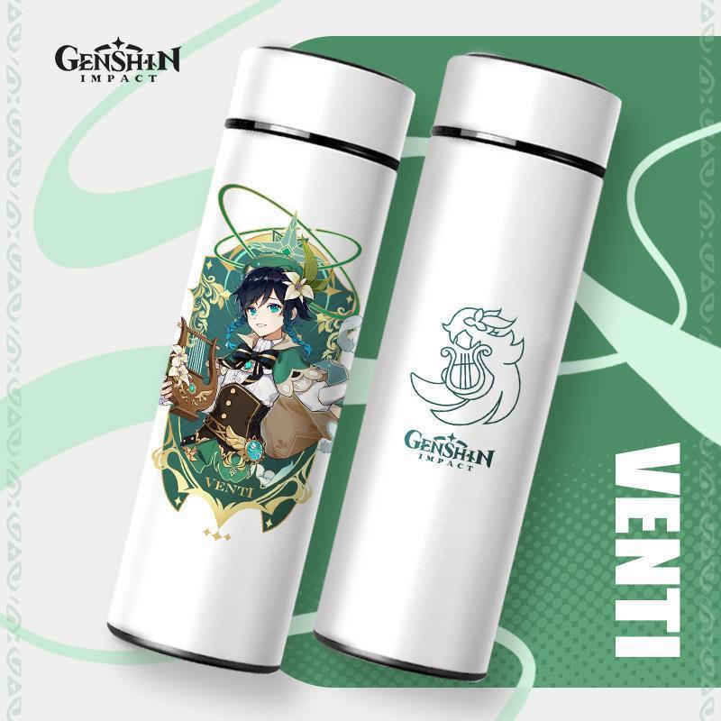 Bình Giữ Nhiệt Bằng Thép Không Gỉ 304 Hai Lớp 500ML In Họa Tiết Anime