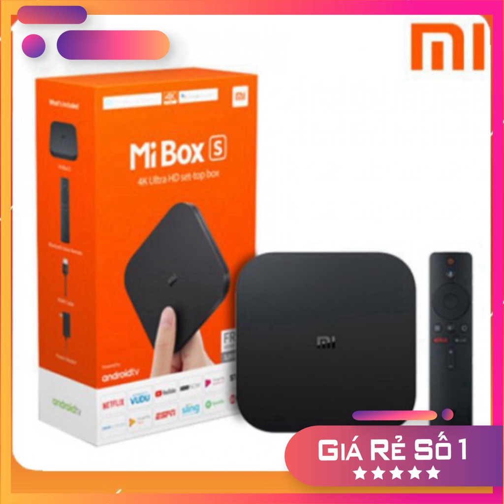 GIẢM GIÁ Android Tivi Box Xiaomi Mibox S - Hàng Digiworld phân phối chính hãng GIẢM GIÁ