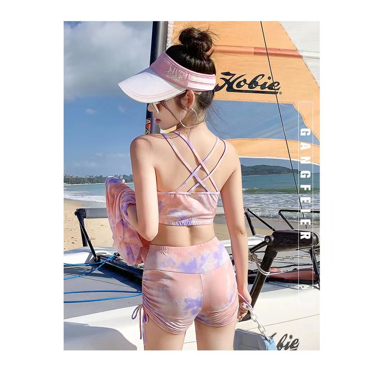 Bộ Đồ Bơi Ba Mảnh Thời Trang Hàn Quốc Dành Cho Nữ 2022
