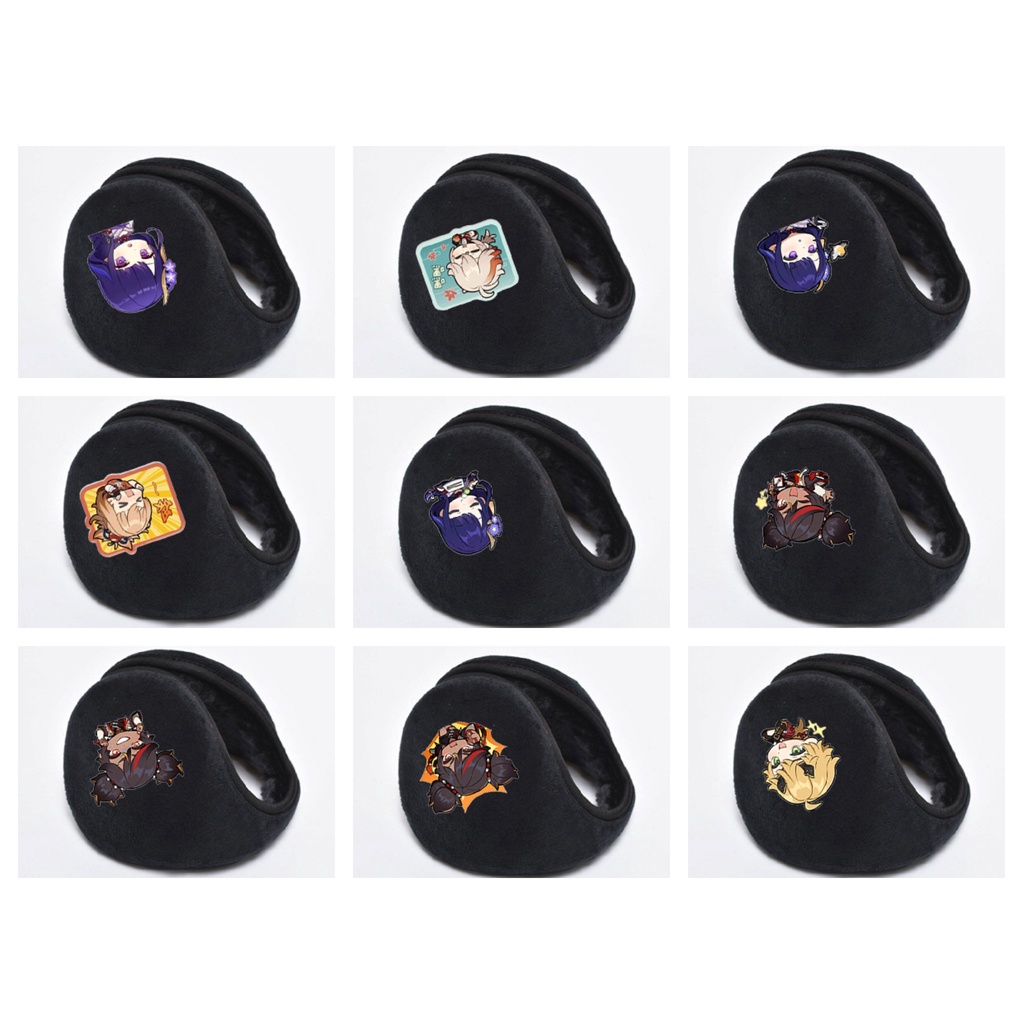 Bịt chụp tai giữ ấm nam nữ NHÂN VẬT GENSHIN IMPACT game chibi anime M5 thời trang