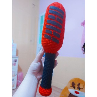 Lightstick iKON móc len, móc khóa lightstick