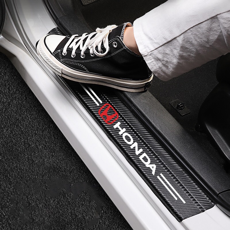 Miếng Dán Trang Trí Xe Hơi HONDA Bằng Sợi Carbon